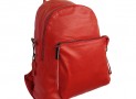 Tas Wanita Model Ransel Merah Asli Kulit Sapi Garut TR006