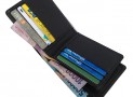 Dompet Pria 3 Dimensi Model Pendek Hitam Asli Kulit Sapi Garut TR056